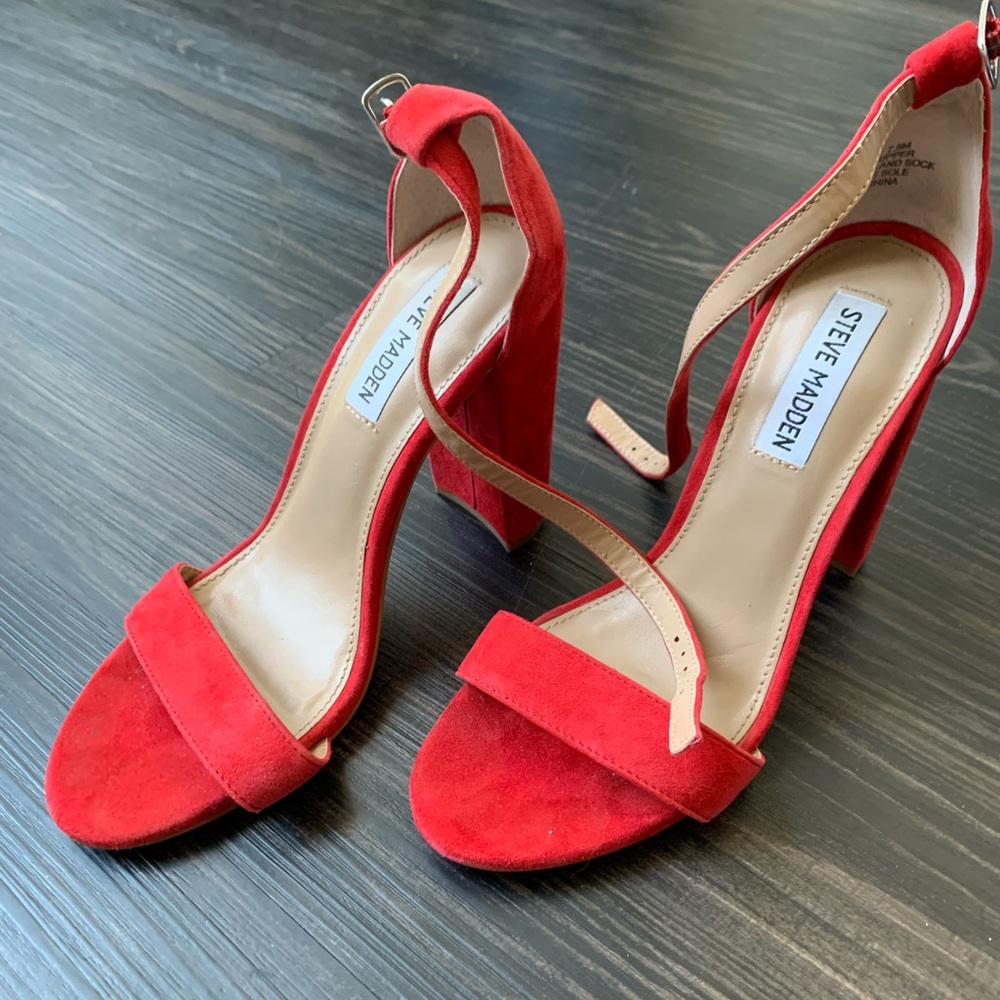Steve Madden Red Heels
